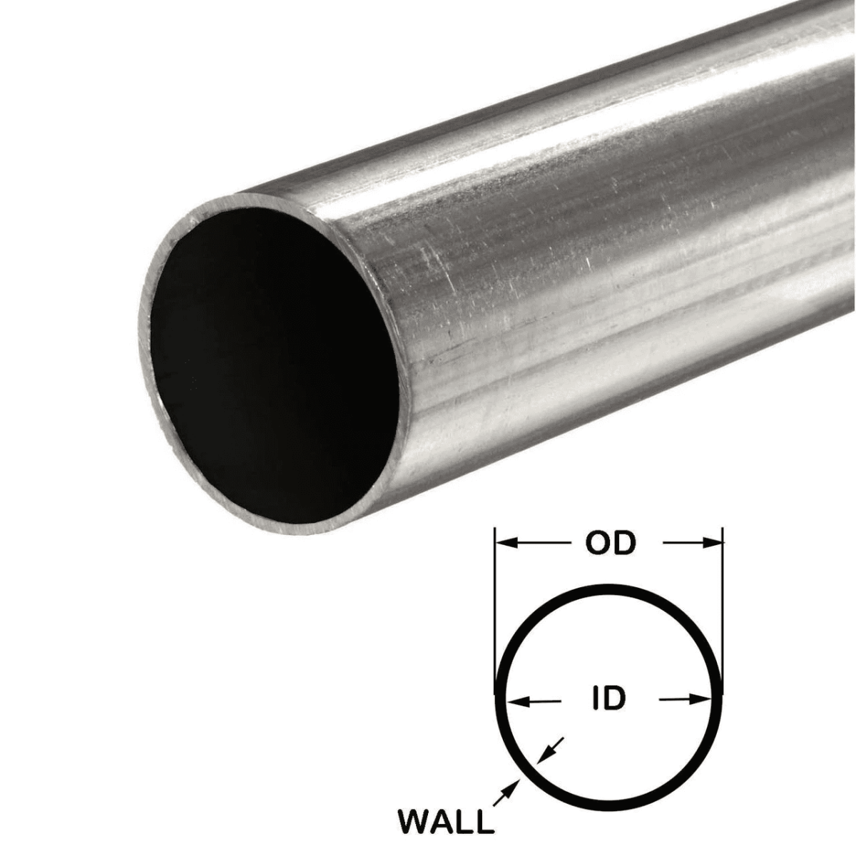 ⁦مواسير لميع البان استانلس استيل مدورة   304 STAINLESS STEEL Round TUBING Polished⁩ - الصورة ⁦2⁩