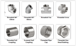 ⁦Stainless Steel Threaded Pipe Fittings 304-316⁩ - الصورة ⁦3⁩