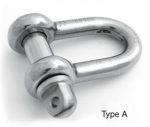 استانلس استيل شاكلس قفل سلسلة 12مم   Stainless Steel Mini D12 MM Shaped Bow Shackle