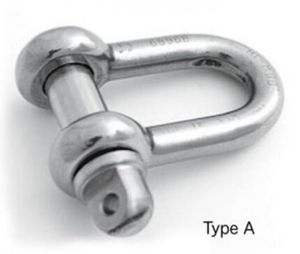 استانلس استيل شاكلس قفل سلسلة 20مم   Stainless Steel Mini D Shaped Bow Shackle