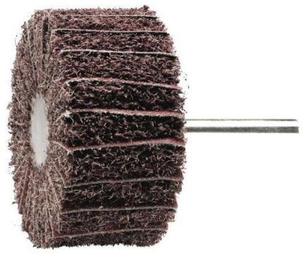 MIx Flap Wheel With Shaft 6 mm -أكس صنفرة ولبادمقاسات مختلفة