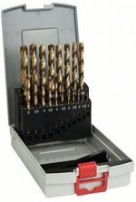 ⁦طقم بنط ثقب المعادن بوش تقطيع عالي السرعة19 قطعة - Bosch HSS-TiN Metal Drill Bit Cassettes Set⁩ - الصورة ⁦3⁩