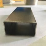 ماسورة مستطيلة استانلس 40 *80 مم سمك 1.5مم 6م 304-Rectangular pipe stainless 40*40 mm thickness 1.5mm 6 m