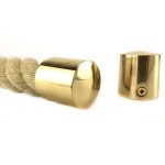 ⁦Stainless Steel Gold End Cap for Pipe⁩ - الصورة ⁦2⁩