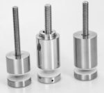 38-50 MS SS GLASS CLIP HANGING ON THE RAILING WALL HOLDER, STAND OFF GLASS SCREWS INSTALLATIO