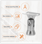 ⁦SS 316 Adjustable bracket connection <P> كونكشن متحرك حامل هاندريل 316 <p/>⁩ - الصورة ⁦4⁩