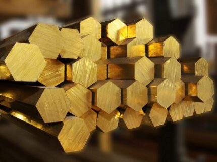 Brass Hex Bar from 20 to50 mm<p>- نحاس اصفر عمدان مسدسه مقاس 20الي 50مم)