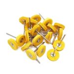 ⁦ًWhite /Yellow  Cotton Wheel <p /> فرشة تلميع بيضاء /صفراء⁩ - الصورة ⁦2⁩