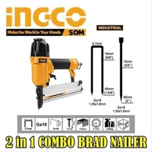 2 In 1 combo brad nailerدباسة هواء مسمار+دبوس