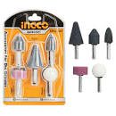 Ingco Abrasive Molds Set (5 Pieces, AKB0501)طقم جلخ شنيور