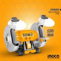 inGCO BG61502 Bench Grinder 150 Wattمكنة جلخ 6" 150وات