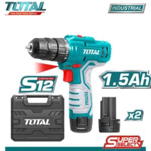 Lithium-ion cordless drill 12V. 1pcs charger 2pcs 1.5Ah battery pack (TDLI12208)شنيور شحن 12فولت 2+بطارية قلم 1.5امبيرسليكت