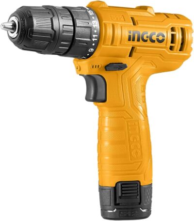 Ingco CDLI12415 Lithium-Ion Cordless Drill 12vشنيورشحن 12فولت+بطارية قلم 1.5امبير سليكت