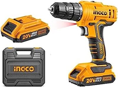 Lithium-Ion cordless drillشنيور شحن 20فولت+ 2بطارية ليثيوم 1.5امبير سليكت