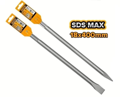 Ingco DBC0214001 SDS MAX Pointed Chisel 18X400mmمسمارهلتى ماكس400م