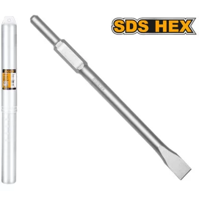 Ingco DBC0324102 Hex Flat Chisel 30X410mmاجنة هلتى تكسير 1700وات 40م