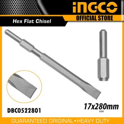 Ingco Sds Hex Chisel Concrete Breaker Demolition Chisel 17x280mm DBC0512801 / DBC0522801اجنة هلتى تكسير 1300وات