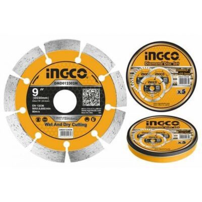 Ingco Drydiamond disc 9" - (DMD012302M)الماظة جرانيت 9"مفتوحة