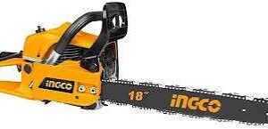 INGCO GCS5451811 GASOLINE CHAIN SAW 18 INCHES 2.5Hمنشار شجر بنزين "18