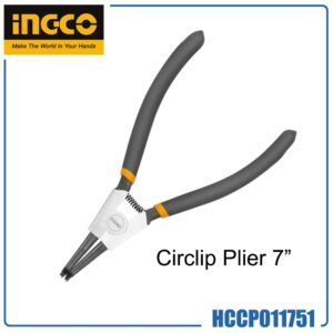 INGCO HCCP011751 BENT HEAD CIRCLIP PLIER 7″بنسة تيل 7" معوجة