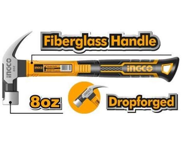 Claw Hammer 220gشاكوش بخالعة 220جم خدمة شاقة