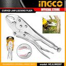 Ingco Curved Jaw Locking Plier HCJLW0207كالبة 7" مجوفة