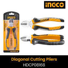 INGCO DIAGONAL CUTTING PLIER HDCP08168قصافة 6" 2لون