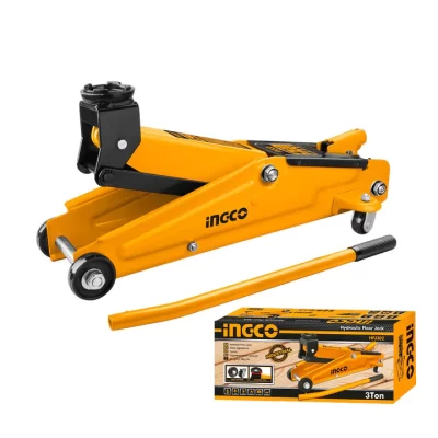 Ingco HFJ302 Hydraulic Floor Jack / Crocodile Jack 3 Ton 16kgكوريك تمساح 3طن 16كجم