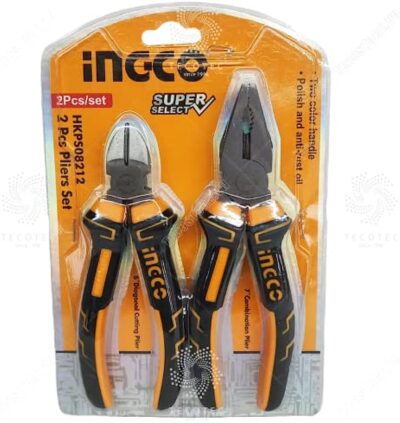 "2 Piece Set HKPS08212 Heavy Duty Enjo Clipperطقم بنسة7""+قصافة6"" 2لون سليكت"