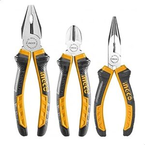 Ingco 3Pcs pliers set 8",6",6" HKPS08318طقم بنسة 3قطع 2لون