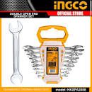 INGCO Double Open End Spanner Set HKSPA2088طقم مفتاح نيكل بلدى 8قطعة