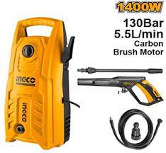 Ingco High Pressure Washer, 1400 Watts - HPWR14008مكنة غسيل 1400وات