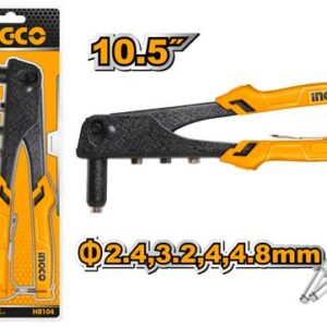 Mild Steel INGCO HR104 Hand Riveter, Size: 10.5 Inchبنسة برشام 10.5"