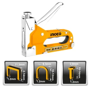 INGCO 3IN1 HSG1405 . Hand Stapler with Staplesدباسة خشب 3*1