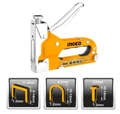 INGCO 3IN1 HSG1405 . Hand Stapler with Staplesدباسة خشب 3*1