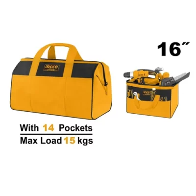 "INGCO Toolbox Bag 16″ HTBG281628شنطة عدة قماش 16"" سليكت"