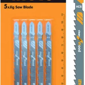 "INGCO 5PCS JIG SAW BLADE T101D JBT101Dطقم سالح اركت سن 74م خدمة شاقة"