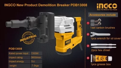 Ingco PDB13008 Demolition Breaker - 1300 Wattهلتى تكسير 1300وات