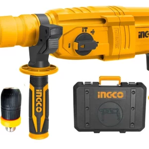 Ingco RGH9028 Heavy Duty Rotary Hammer Drill Machine 26mm – 800W with Bagهلتى عدل 26م 800 وات