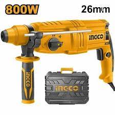 "Ingco RGH9028-2 Rotary Hammer 800W w/ Chuckهلتى عدل 26م - 800وات 2ظرف"