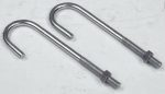 ⁦J Bolt Steel 18mm L 80 cm galvanize⁩ - الصورة ⁦2⁩