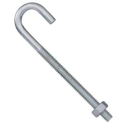 J Bolt Steel 18mm L 80 cm galvanize