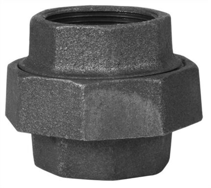 Threaded Malleable BLK Union-4"