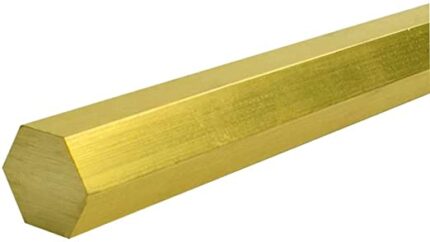 Brass Hex  Bar  Size 32  mm 3 m- <p/>عمود مسدس  نحاس اصفر 32 مم طول 3م
