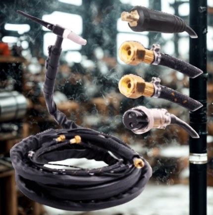 '-طورش لحام ارجون كامل 500 امبير تبريد مياه Tourch For Tig welding 500 Amp Water-Cooled Ac/dc