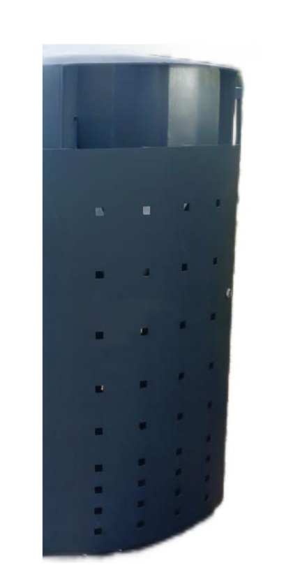 TRASH BIN STEEL 36 G9L102.5 CM