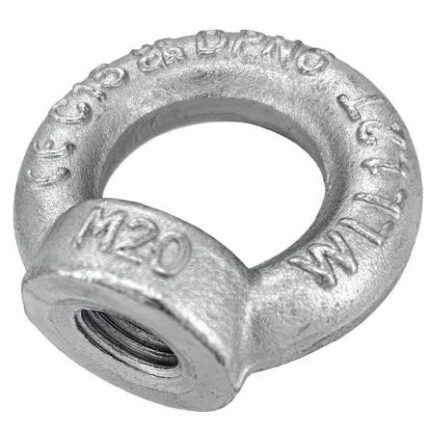 <p>مسمار عين حلقة انثي  22مم <p>  Steel Lifting Eye Nut 22mm