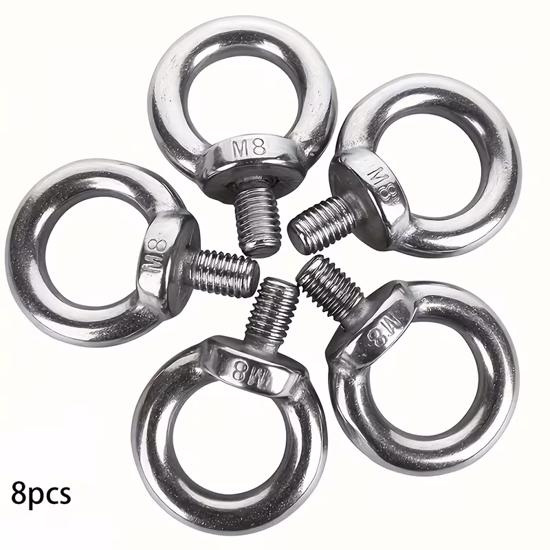 <p>مسماراستانلس عين حلقة 12مم <p>Ss.304 Steel Lifting Eye Bolts 12mm - Image 2