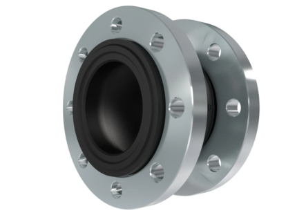 rubber expansion joint DN 100 PN10/16 steel galvanized EPDM face-to-face